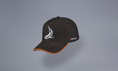 Бейсболка TOPCAR DESIGN Black / Grey & Orange Line