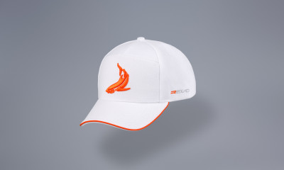 Бейсболка TOPCAR DESIGN White / Orange Edition